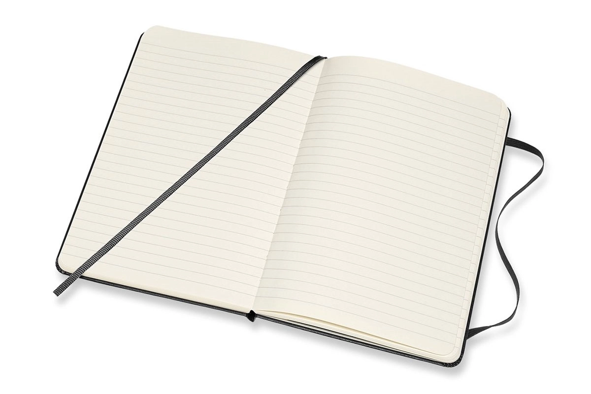 Een Moleskine Classic Ruled Hardcover Notebook Medium Black koop je bij Moleskine.nl